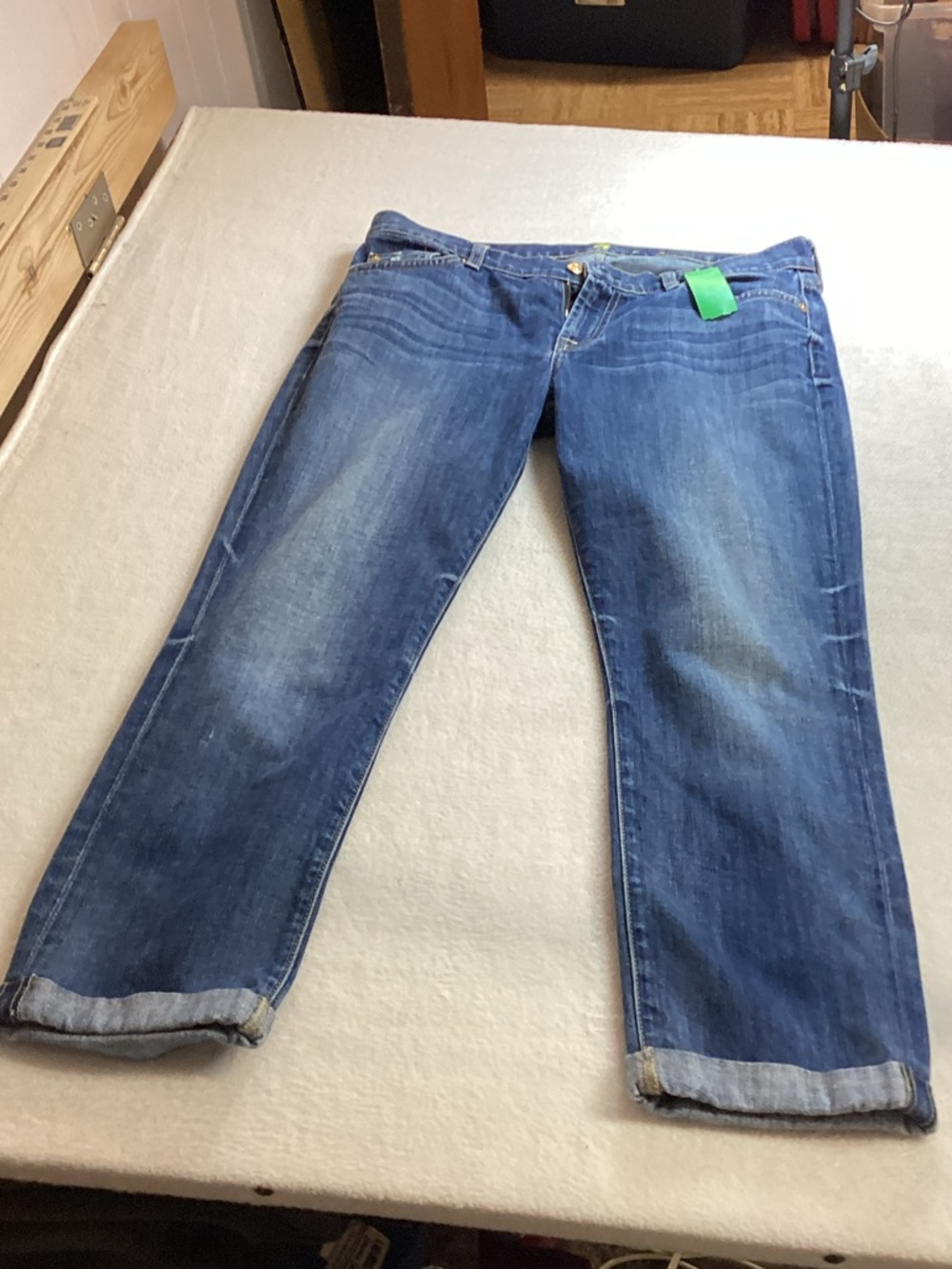 7 For All Mankind Women's Boyfriend Jeans - Medium Blue Wash